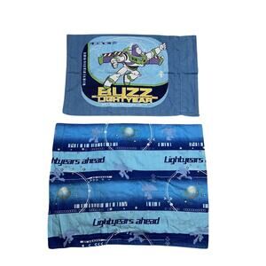 Disney Home Vintage Buzz Lightyear Sector Protector Standard Pillowcase and Sham